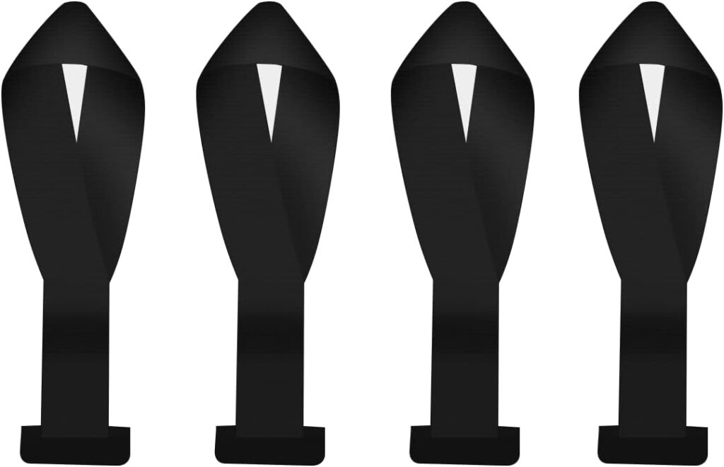 FIVKLEMNZ Car Roof Bag Cargo Carrier Door Hooks, Use to Secure Roof Bags Without Need for Roof Rack, 4 Door Hooks Only