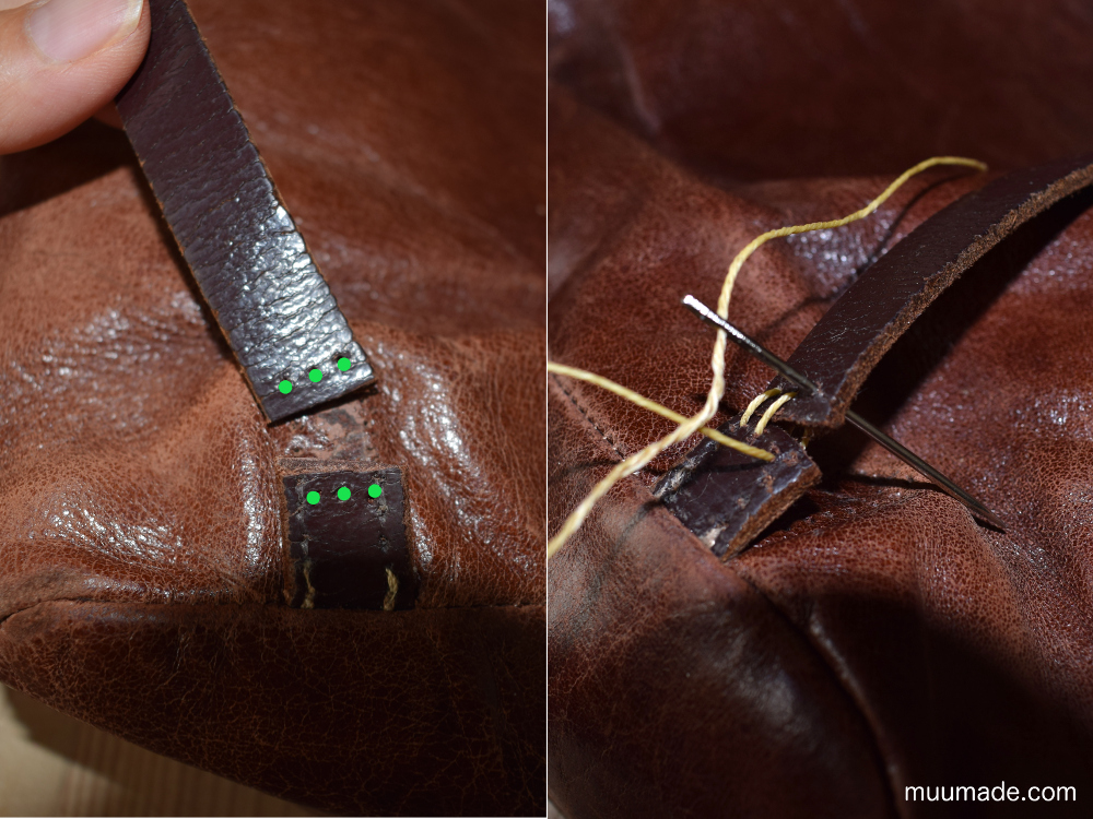 How to Fix a Long Strap Inside a Bag
