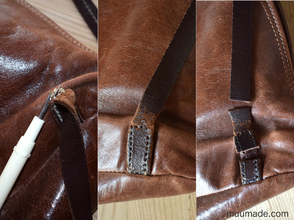 How to Fix a Long Strap Inside a Bag