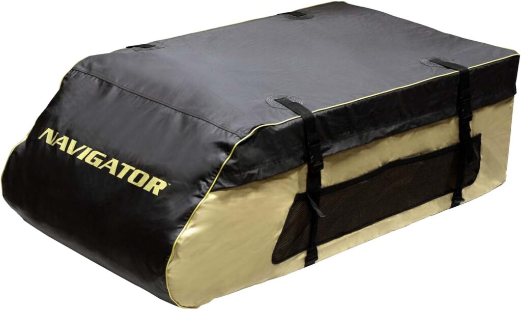 NAVIGATOR CG-43 Aerodynamic Water Resistant Rooftop Cargo Carrier Bag - 18 Cubic ft.