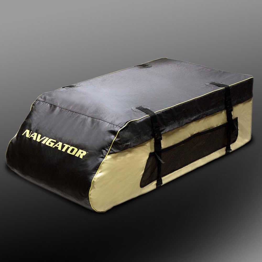 NAVIGATOR CG-43 Aerodynamic Water Resistant Rooftop Cargo Carrier Bag - 18 Cubic ft.