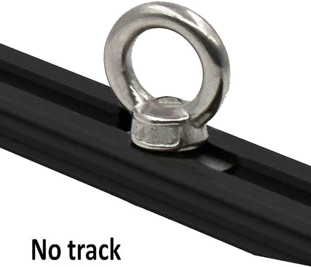 4 Pack Heavy-Duty Stainless Steel Eye Bolt tie Down Anchor kit for roof Rack. Also can be Used for fix The 4WD Awning and Other Accessories.