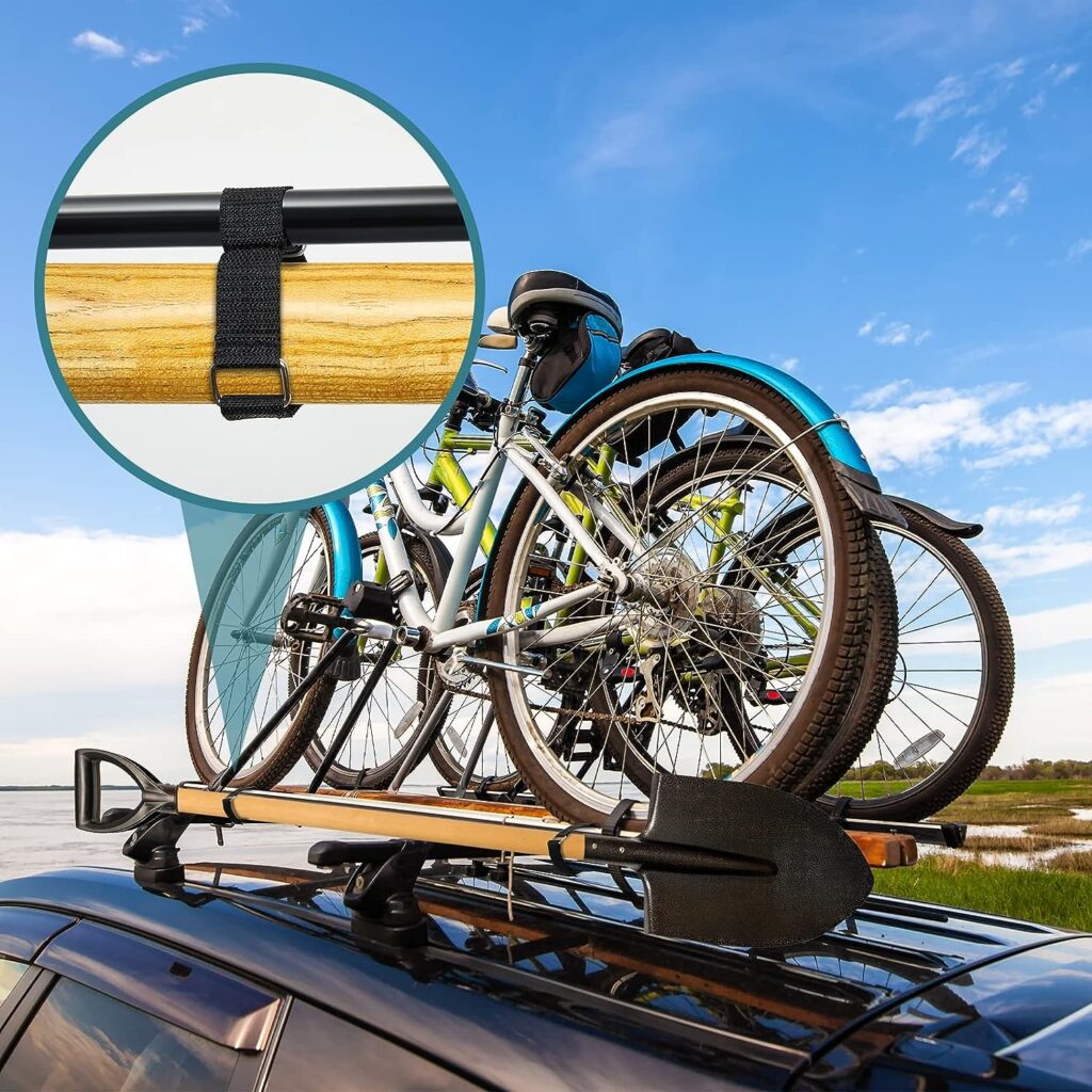 8 Pieces Shovel Holder for Roof Rack 12 Inch Shovel Mount Straps for Roof Rack Adjustable Hook and Reusable for Trucks Cars SUV Tractors Trailers