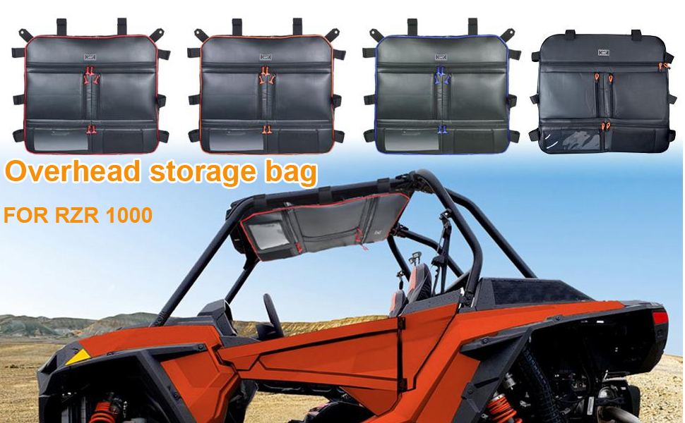 Can the Polaris RZR Overhead Bag Be Installed with a Roof?