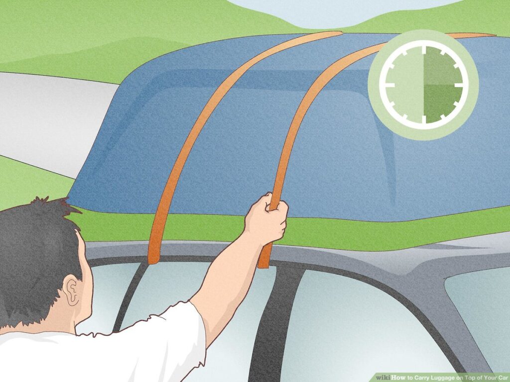 Determining the Safe Speed for a Car to Keep a Bag on the Roof