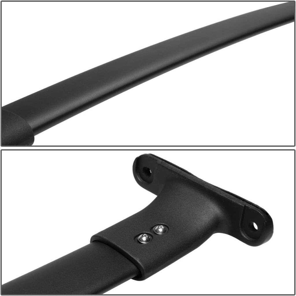 DNA MOTORING PT-ZTL-8028 Pair Aluminum Car Roof Rack Cross Bars Compatible with 2016-2018 Explorer,Black