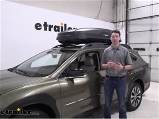 How to Install a Roof Mounted Cargo Bag on a Subaru Outback