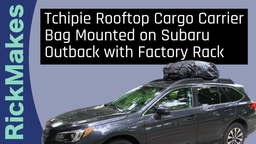How to Install a Roof Mounted Cargo Bag on a Subaru Outback