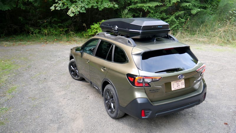 How to Install a Roof Mounted Cargo Bag on a Subaru Outback