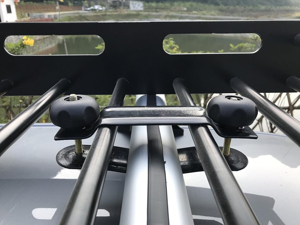 MPH Production Universal Roof Rack for Truck (Cargo Car Top Luggage Carrier Basket Traveling SUV Holder) (RB-001-JJ-G)