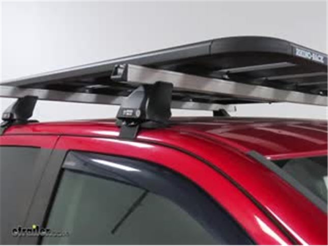 Rhino-Rack HD Bar Kit to Mount a Pioneer Platform, One Kit Per Bar, Powder Coated Steel, Black (43105)