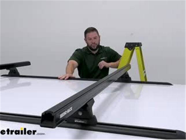 Rhino-Rack HD Bar Kit to Mount a Pioneer Platform, One Kit Per Bar, Powder Coated Steel, Black (43105)