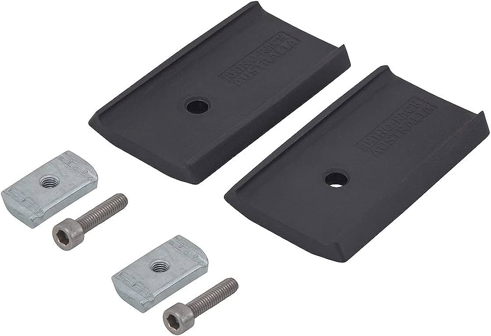 Rhino-Rack Quick Mount Spacer 5mm for HD Bar, with Mounting Hardware, Black (QMHD05)