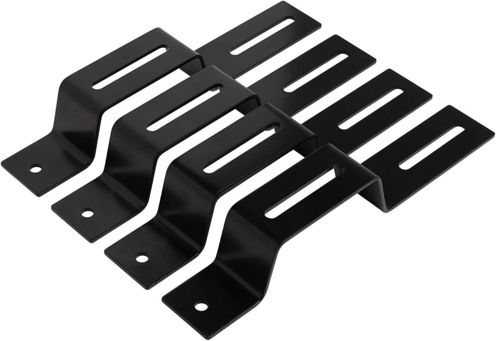 Rhino Rack Rooftop Tent Brackets for The Pioneer Platform - 4 Brackets for Easy Mounting (53101)