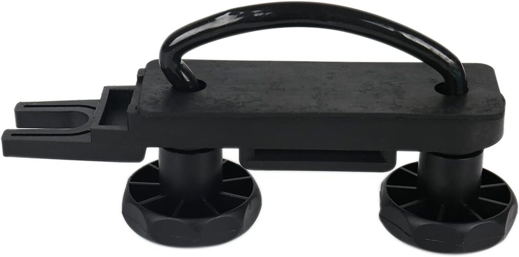 U Clips Car Van Mounting Fitting, 4PCS Universal Roof Box U-Bolt Clamps,Cargo Carrier Roof Rack Bracket,85mm Internal Width, with 2 Straps for Roof Box Hardware