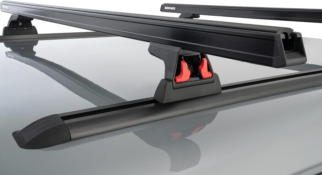 Rhino Rack Cap/Topper/Canopy Complete Roof Rack Kit with Quick Release Legs, Bars, Some Kits Included 65 Tracks