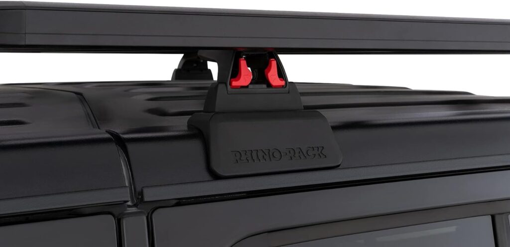 Rhino-Rack Quick Mount Roof Rack Legs. Compatible with Vortex, Heavy Duty Cross Bars  Pioneer Trays. Easy Use  Fitment. For All Vehicles. 4WD, Pick Up Trucks, SUVs, Wagons, Sedans, Small