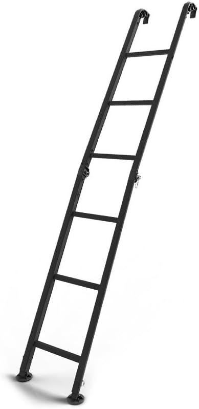 Rhino Rack Aluminum Folding Ladder for The Pioneer Platform, Black (RAFL)